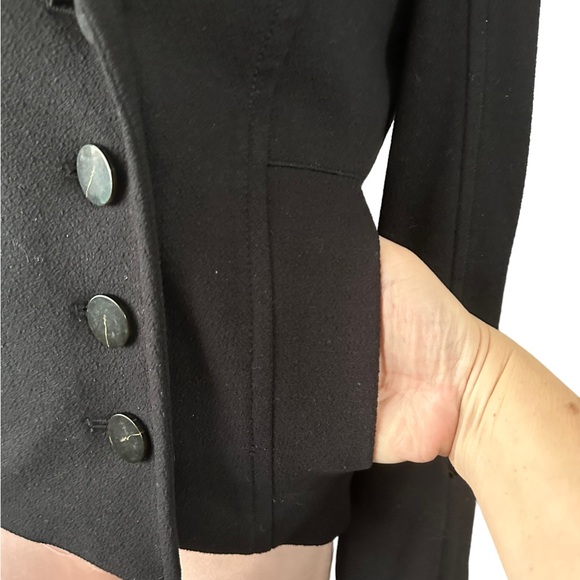 Proenza Schouler black jacket in size 4. Zippered back detail. Gorgeous buttons - Picture 11 of 14